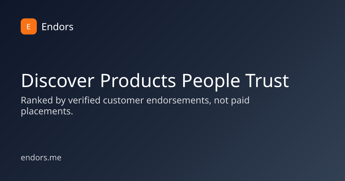 Endors product screen