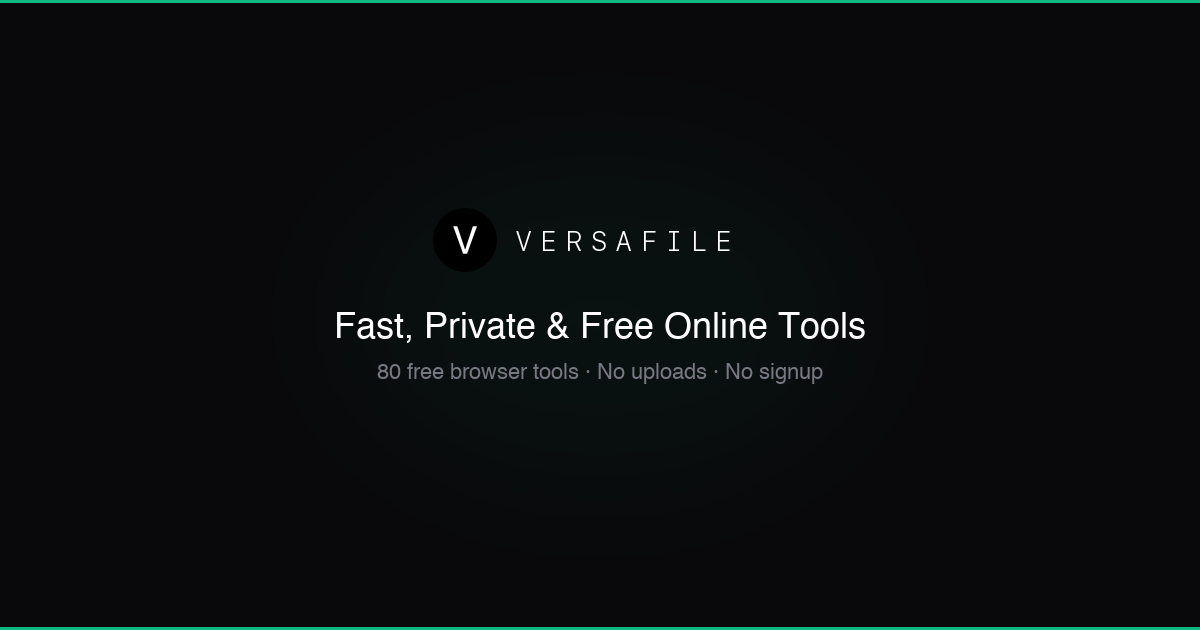 VersaFile product screen